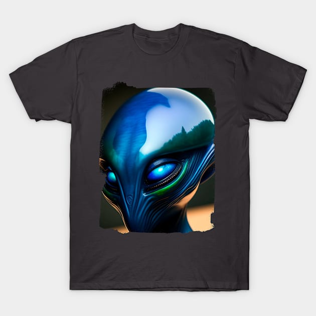 Ufo sighting from a military fighter plane T-Shirt by igzine